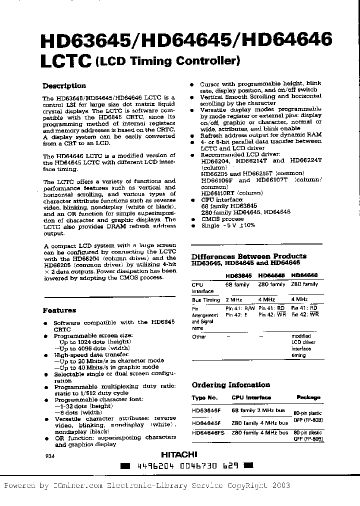 HD63645FP_2803015.PDF Datasheet