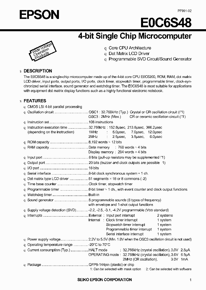 E0C6S48_2804540.PDF Datasheet