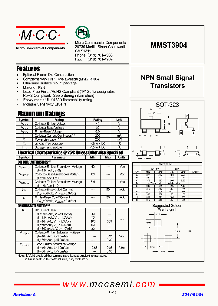 MMST390411_2804828.PDF Datasheet
