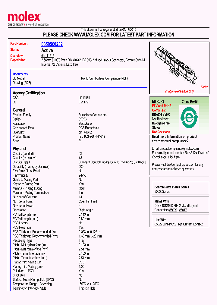 85056-0232_2804959.PDF Datasheet