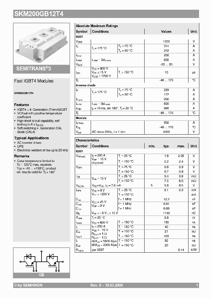 SKM200GB12T4_2806224.PDF Datasheet
