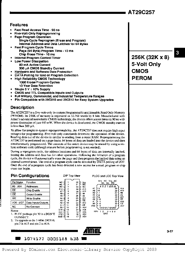 AT29C257-90DC_2807041.PDF Datasheet