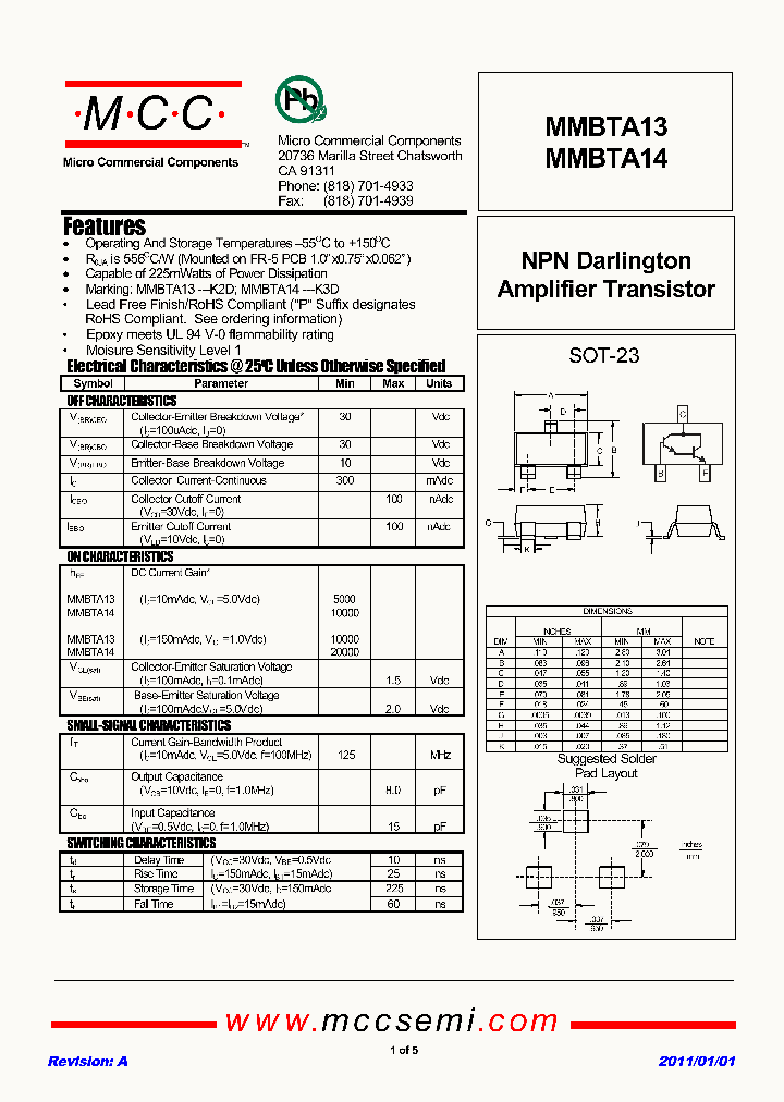 MMBTA1311_2810352.PDF Datasheet