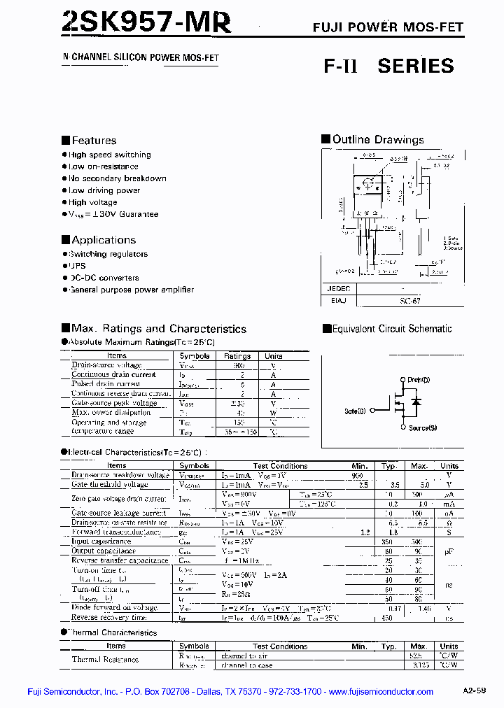 2SK957MR_2812558.PDF Datasheet