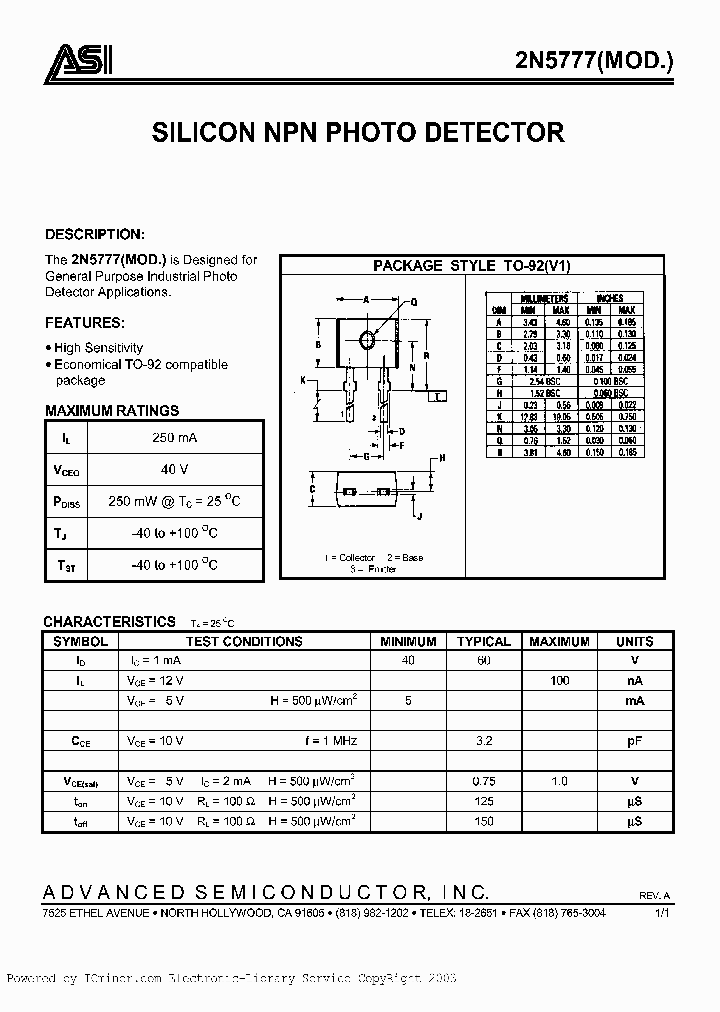 2N5777MOD_2812466.PDF Datasheet