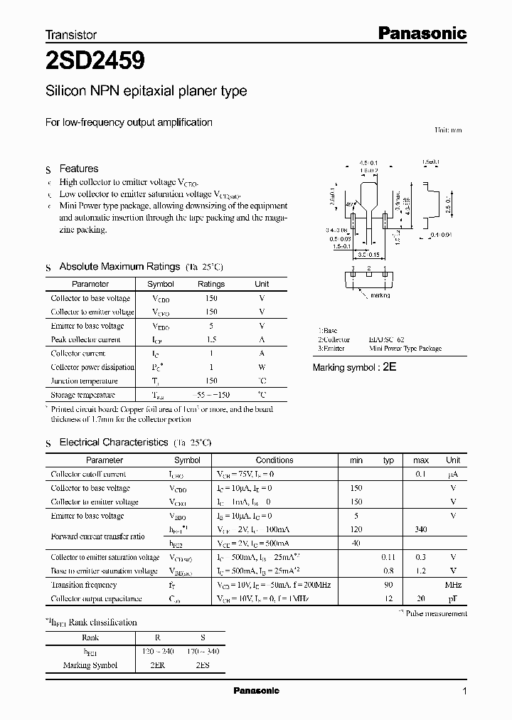 2SD2459S_2821515.PDF Datasheet