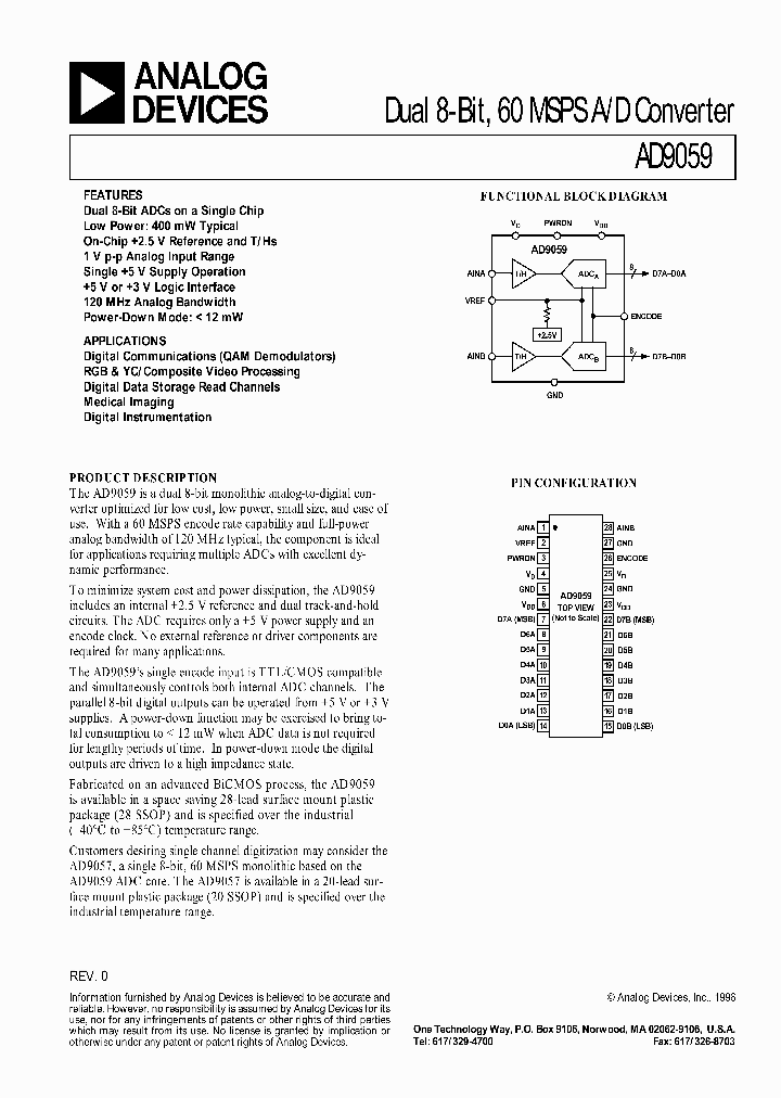 AD9059PCB_2820621.PDF Datasheet