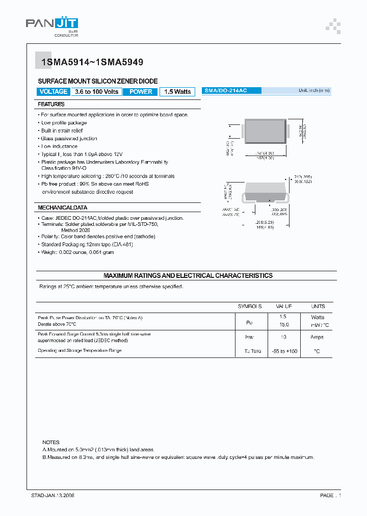 1SMA5924_2820937.PDF Datasheet