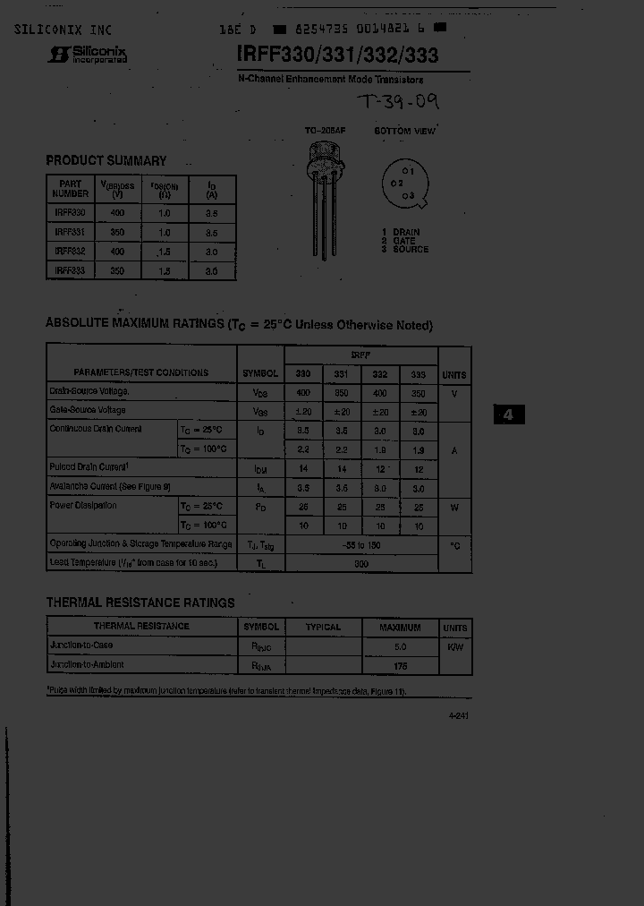 IRFF331_2826036.PDF Datasheet