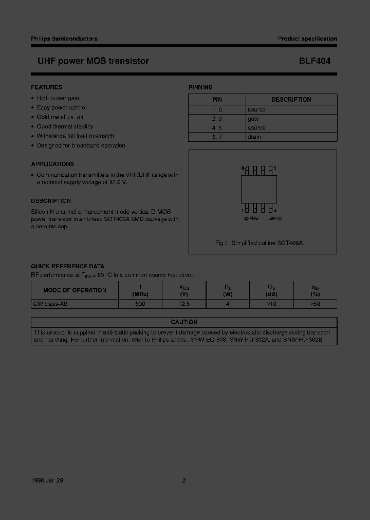 BLF404TR_2823977.PDF Datasheet