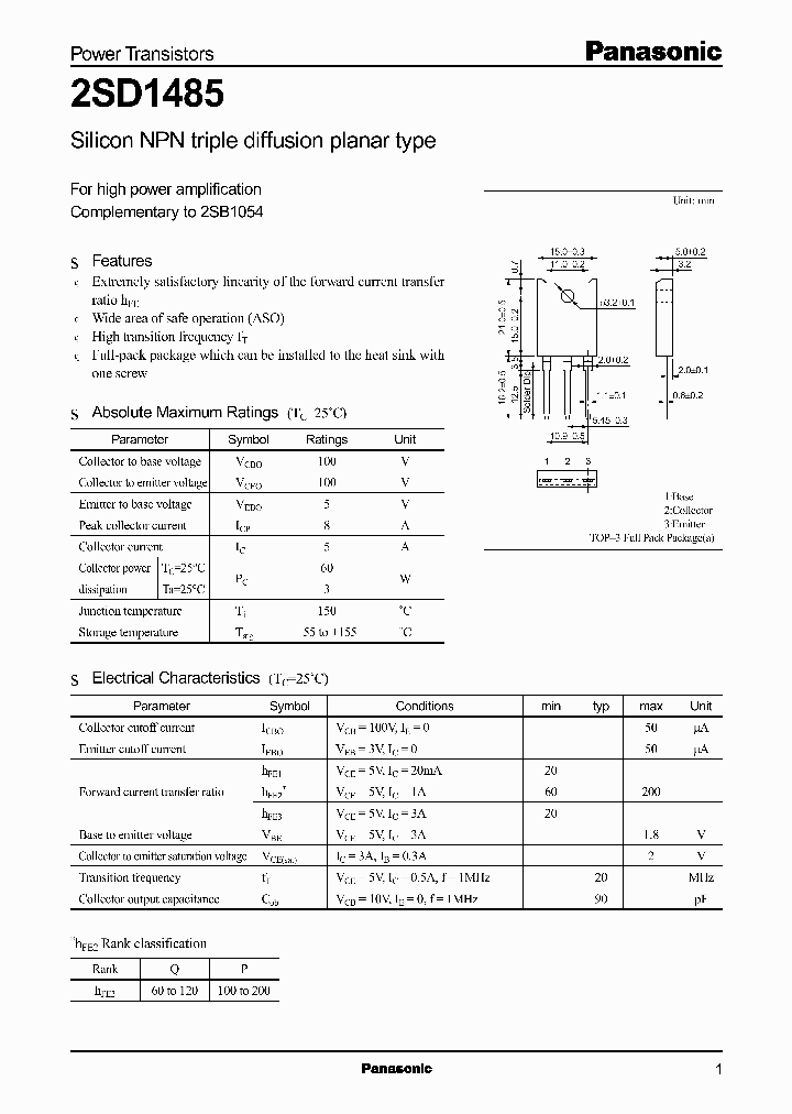 2SD1485Q_2827405.PDF Datasheet