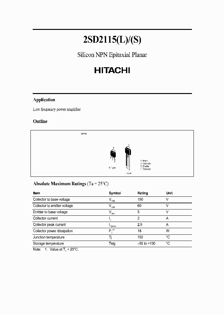 2SD2115S_2828038.PDF Datasheet