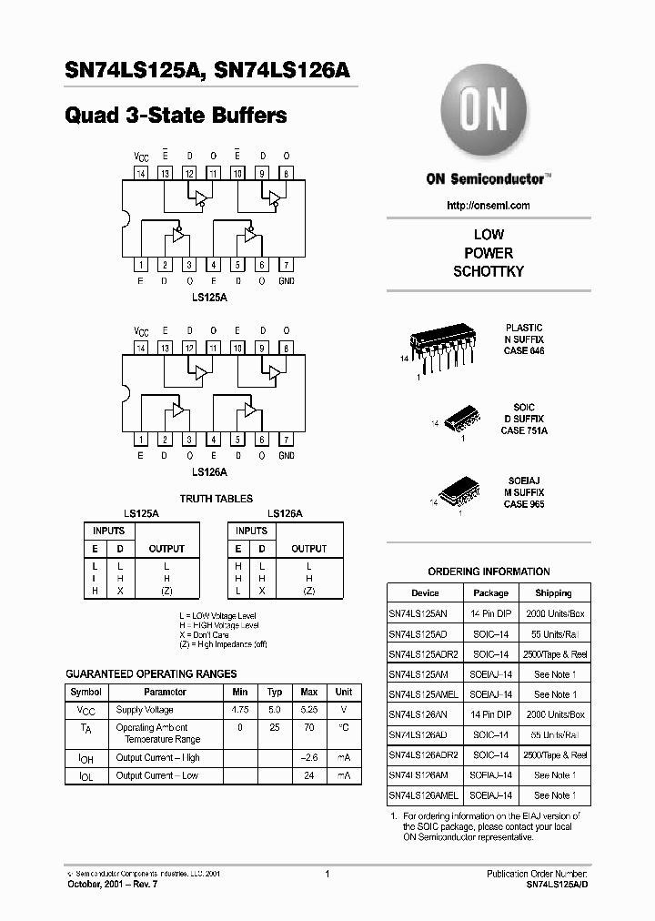SN74LS125A-D_2828805.PDF Datasheet