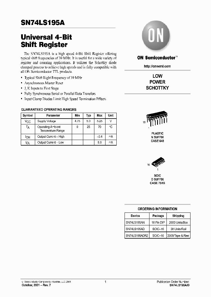 SN74LS195A-D_2828806.PDF Datasheet