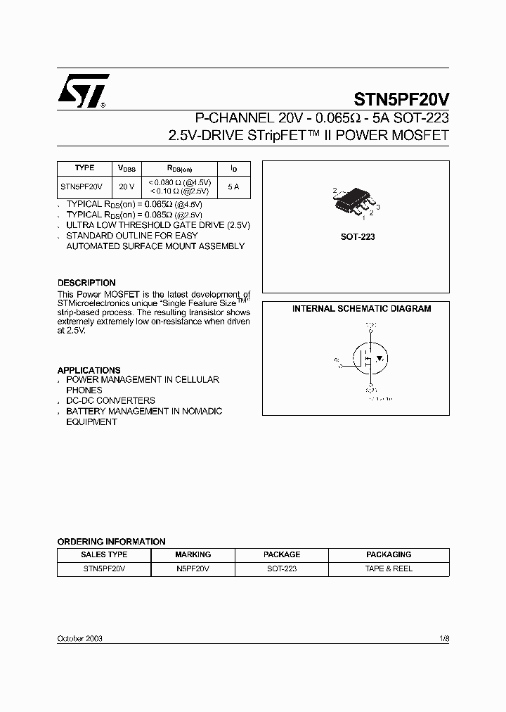 STN5PF20V_2829405.PDF Datasheet