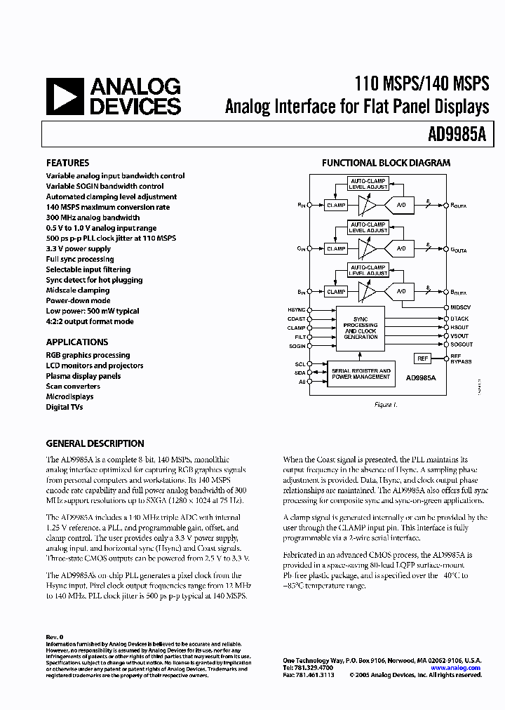 AD9985APCB_2829656.PDF Datasheet