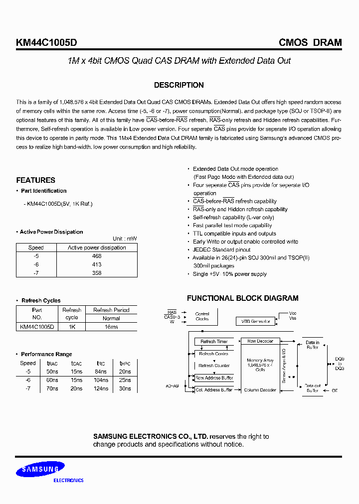 KM44C1005D_2836710.PDF Datasheet