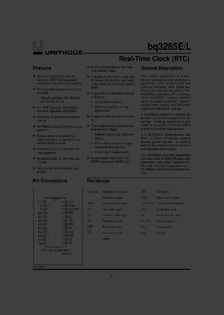 BQ3285ES-N_2840478.PDF Datasheet