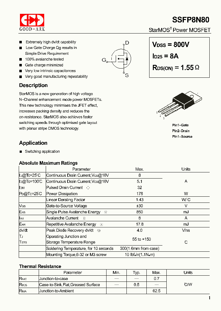SSFP8N80_2848770.PDF Datasheet