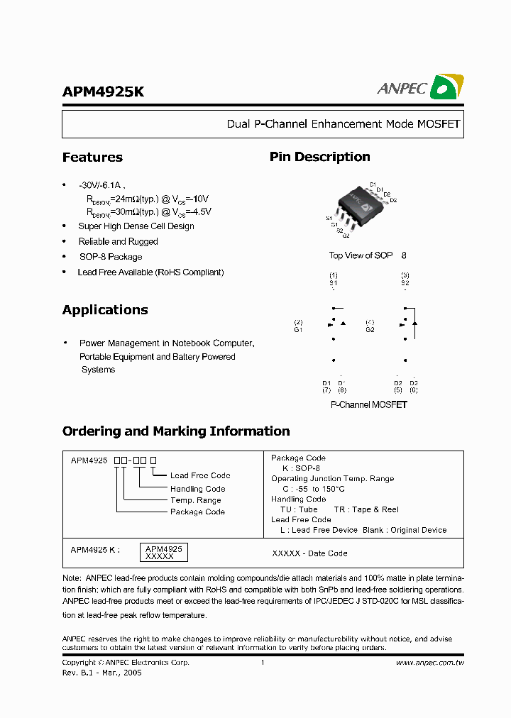 APM4925KC-TUL_2852080.PDF Datasheet