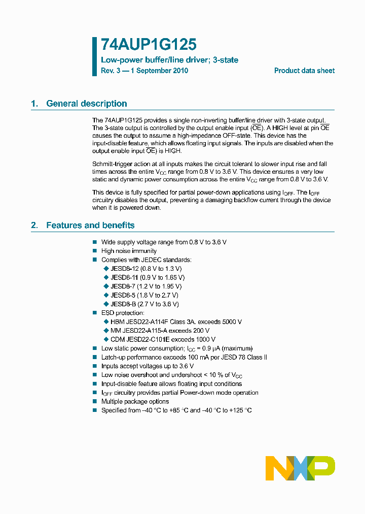 74AUP1G125GN_2847847.PDF Datasheet