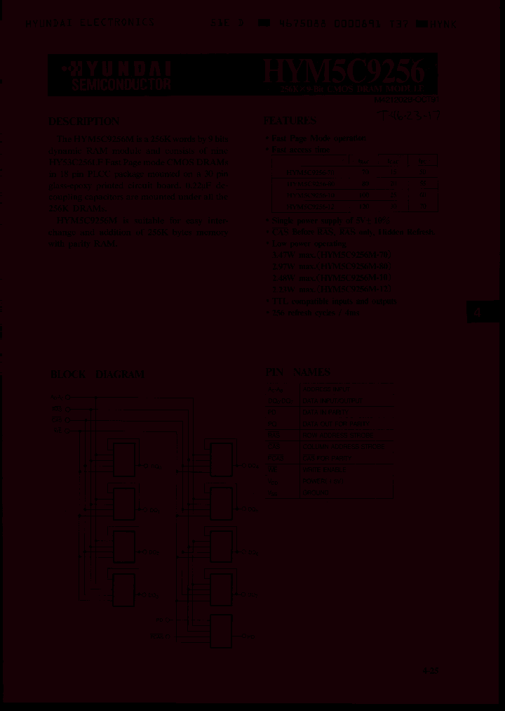 HYM5C9256M-10_2853398.PDF Datasheet