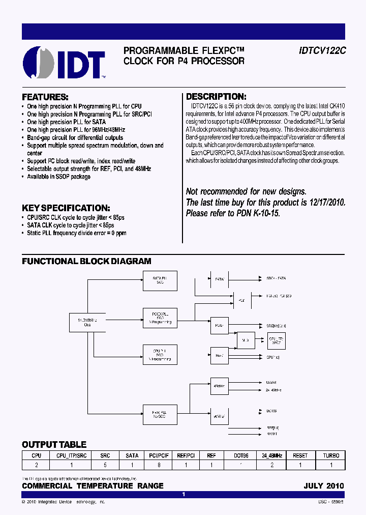 IDTCV122C_2854749.PDF Datasheet