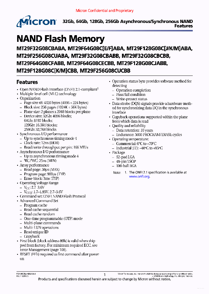 29F32G08C_2861239.PDF Datasheet