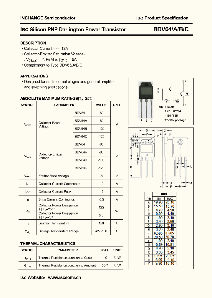 BDV64_2862406.PDF Datasheet