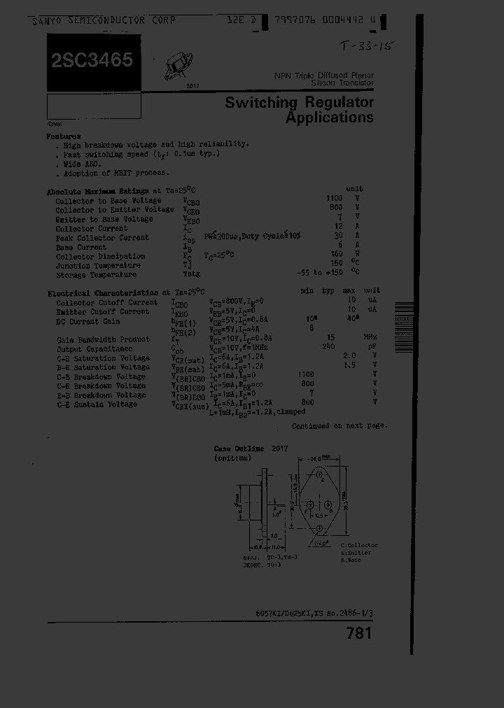 2SC3465L_2858805.PDF Datasheet