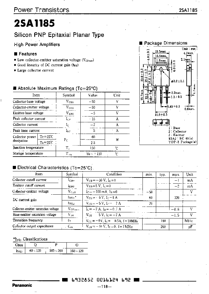 2SA1185Q_2863972.PDF Datasheet