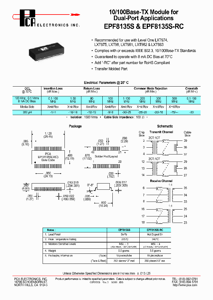 EPF8135S-RC_2867877.PDF Datasheet