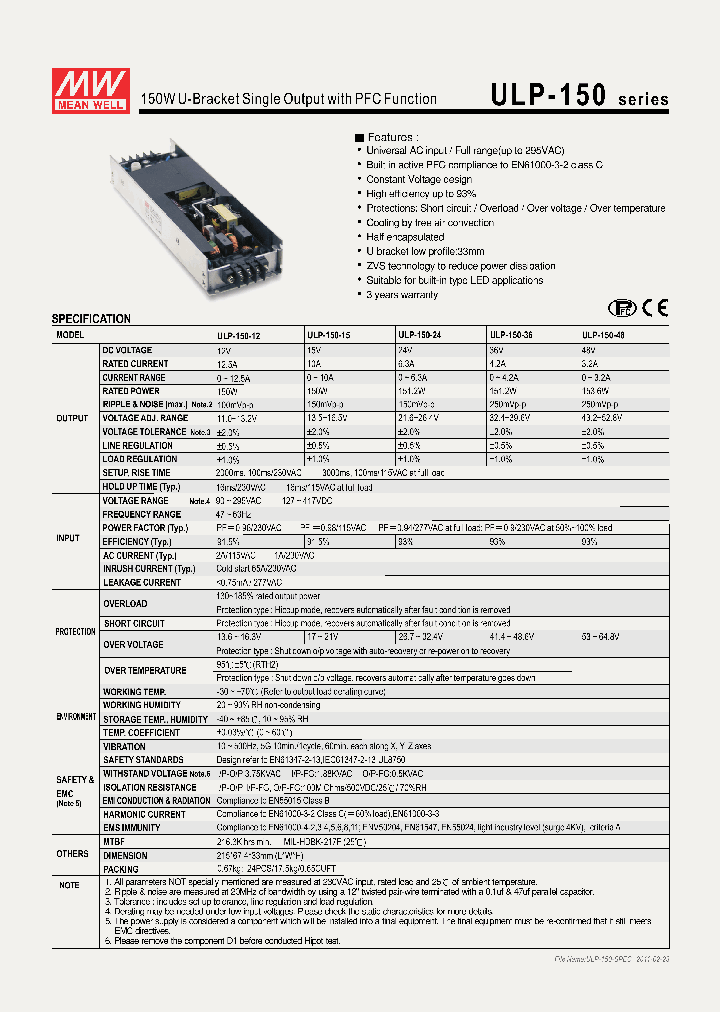 ULP-150_2876648.PDF Datasheet