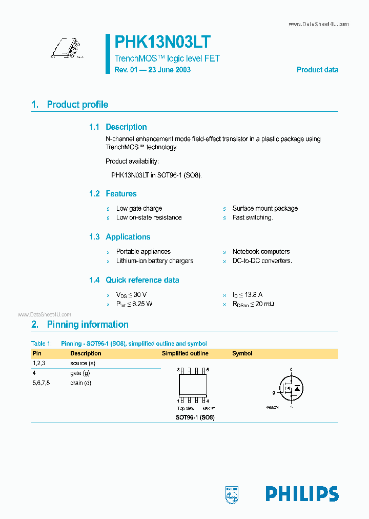 PHK13N03LT_2878246.PDF Datasheet