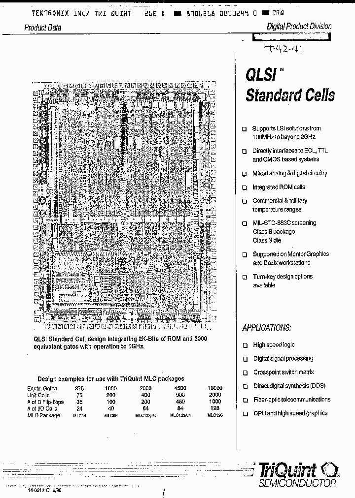 QLSI-STANDARD-CELL_2881237.PDF Datasheet