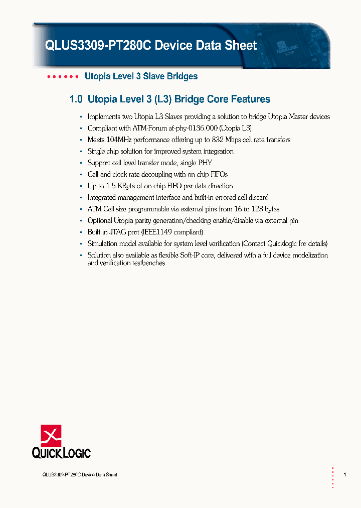 QLUS3309-PT280C_2885141.PDF Datasheet