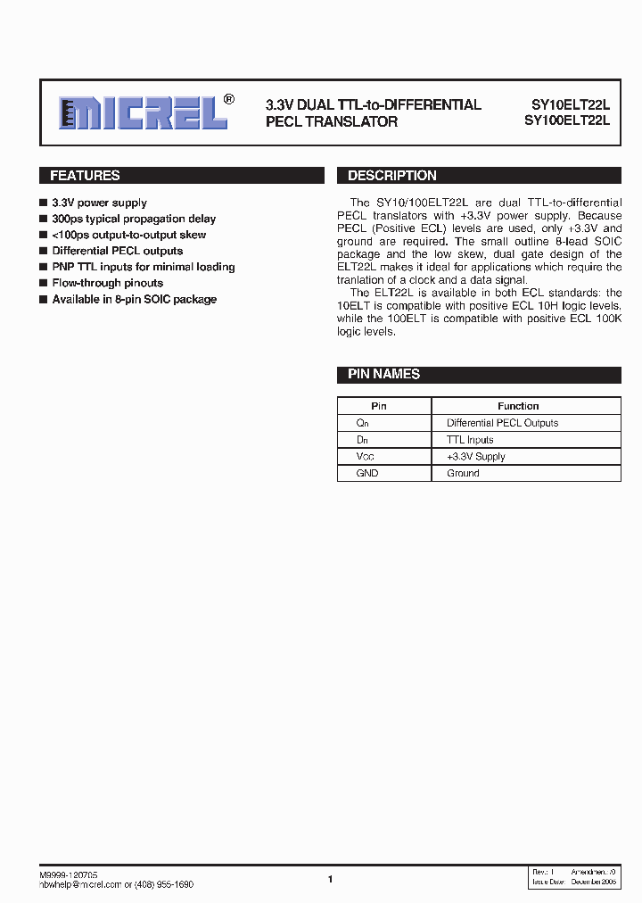 SY10ELT22LZGTR_2891060.PDF Datasheet