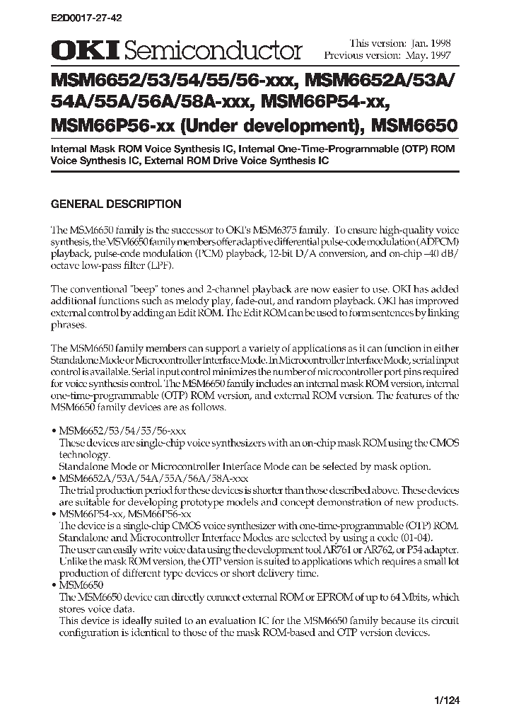 MSM6650FAMILY_2890080.PDF Datasheet