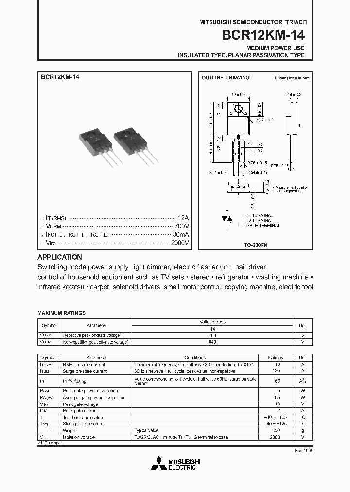 BCR12KM-14_2893154.PDF Datasheet