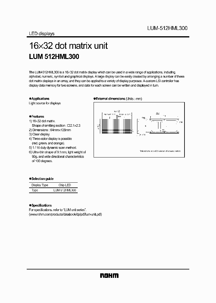 LUM-512HML300_2899341.PDF Datasheet