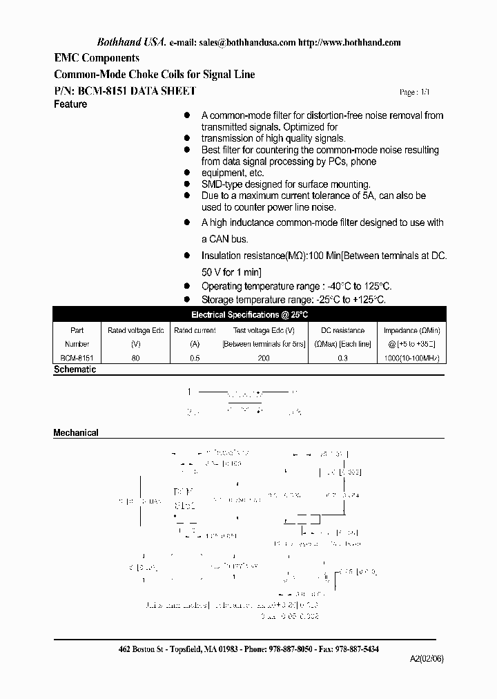 BCM-8151_2901299.PDF Datasheet