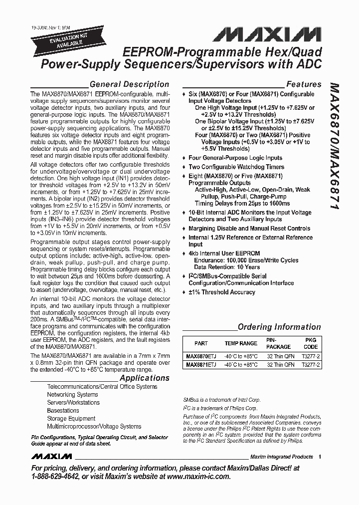 MAX6870_2906815.PDF Datasheet