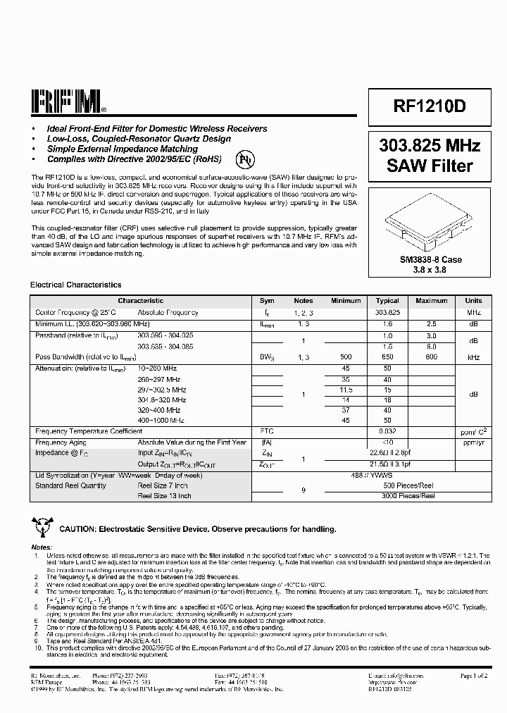 RF1210D_2915749.PDF Datasheet