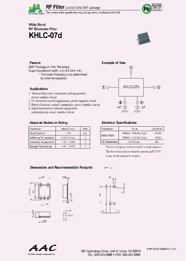 KHLC-07D_2916455.PDF Datasheet
