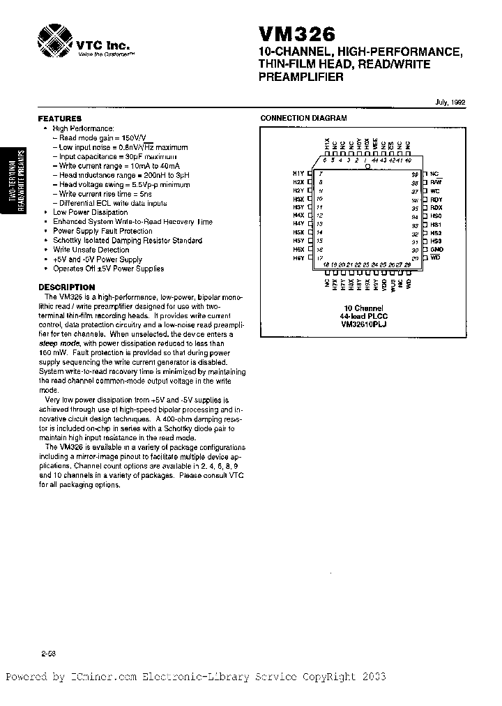VM326-10PL_2916708.PDF Datasheet