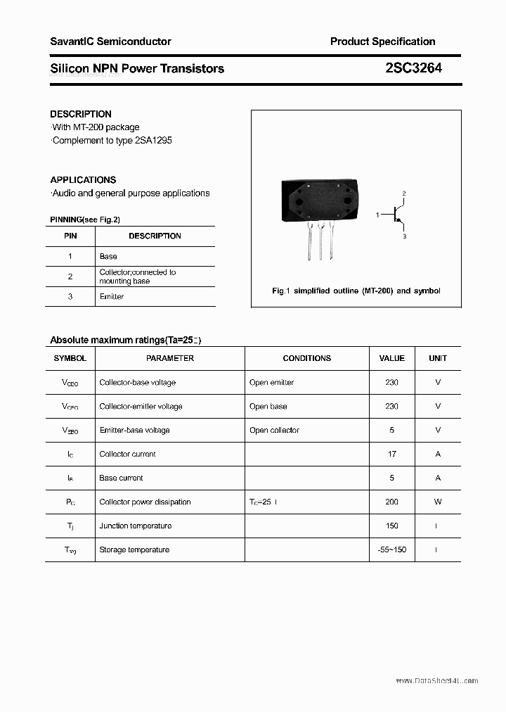 2SC3264_2920046.PDF Datasheet