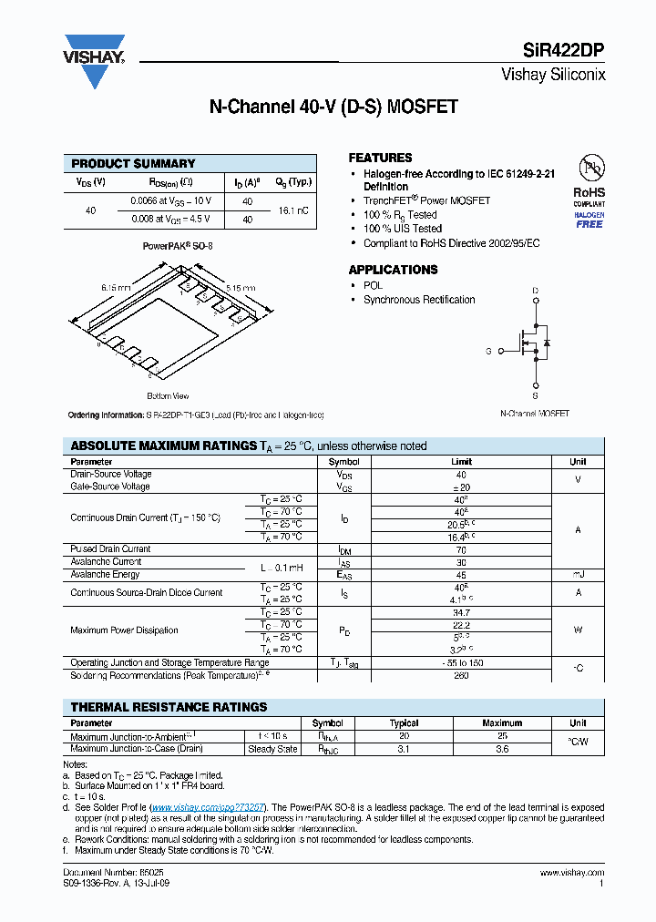 SIR422DP_2926041.PDF Datasheet