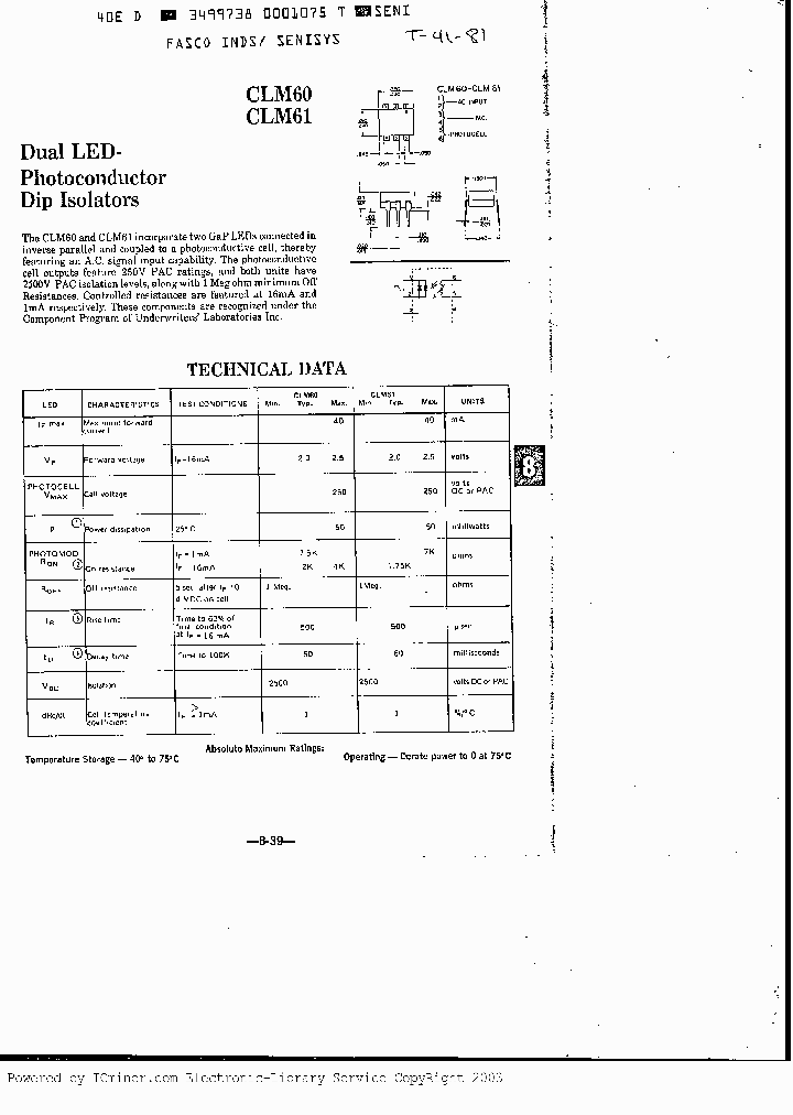 CLM61_2930490.PDF Datasheet