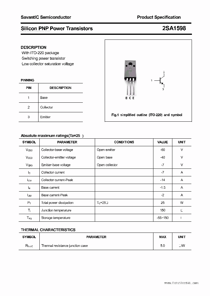 2SA1598_2932575.PDF Datasheet