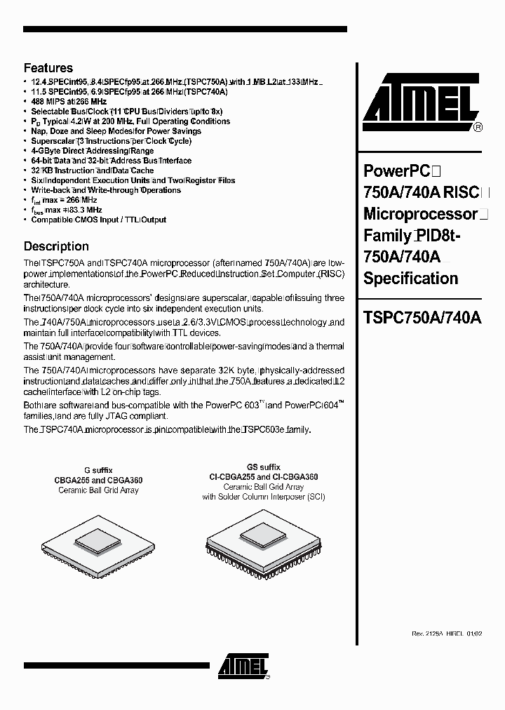 TSPC750AMGBT10LE_2934329.PDF Datasheet